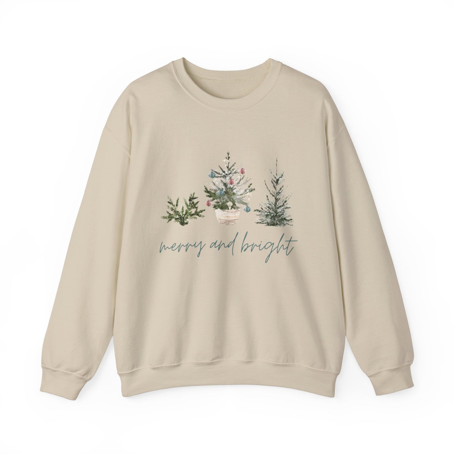 Merry and Bright Tree Sweatshirt