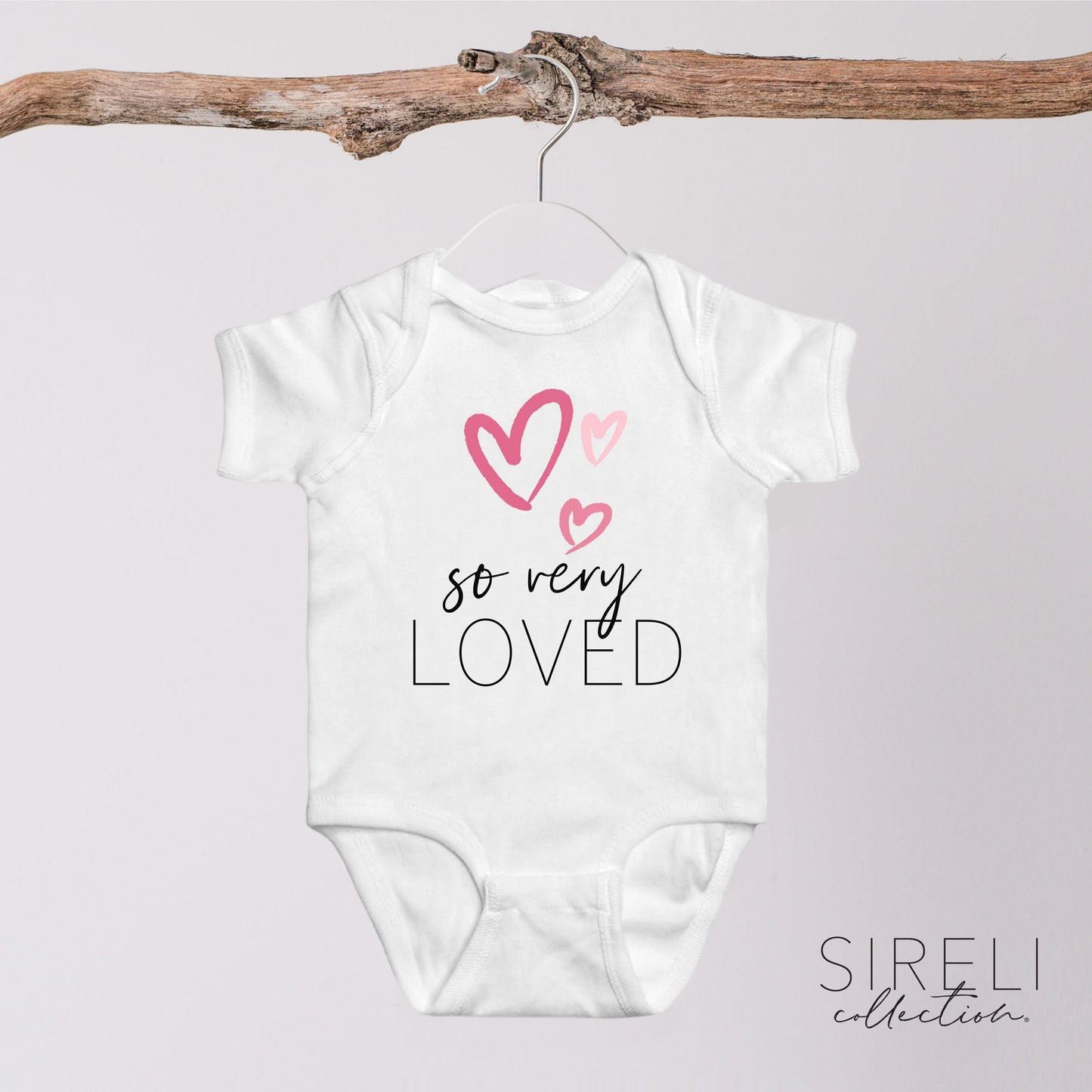 So Very Loved Baby Bodysuit, Baby Announcement, Baby Reveal, Announce Pregnancy, Pregnancy Reveal Husband Grandparents, Valentine's Day